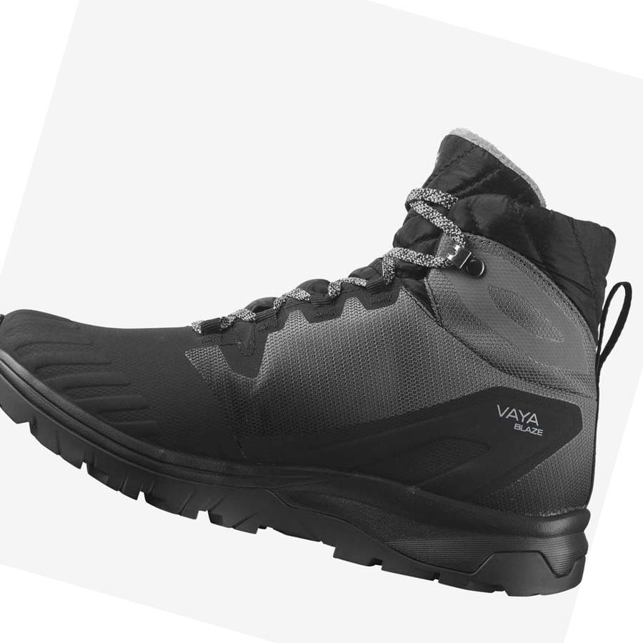 Botas de Invierno Salomon VAYA BLAZE THINSULATE™ CLIMASALOMON™ WATERPROOF Mujer Negros | MX 2608UZG